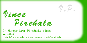 vince pirchala business card